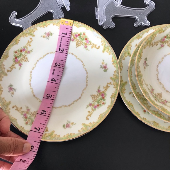 Vintage 1930's Noritake "M" Japan Porcelain Set Of 8 Pieces - Picture 11 of 17